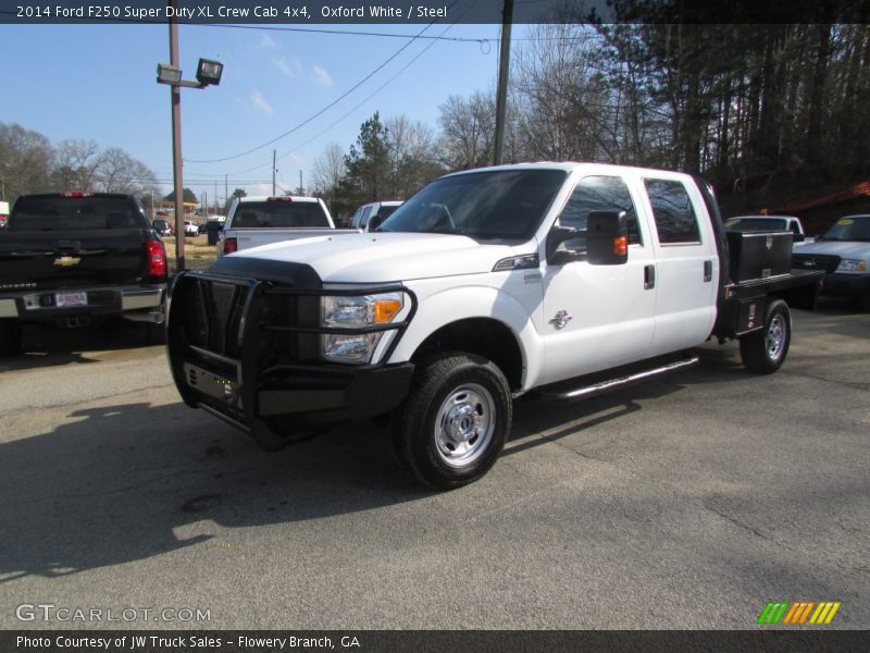 Oxford White / Steel 2014 Ford F250 Super Duty XL Crew Cab 4x4