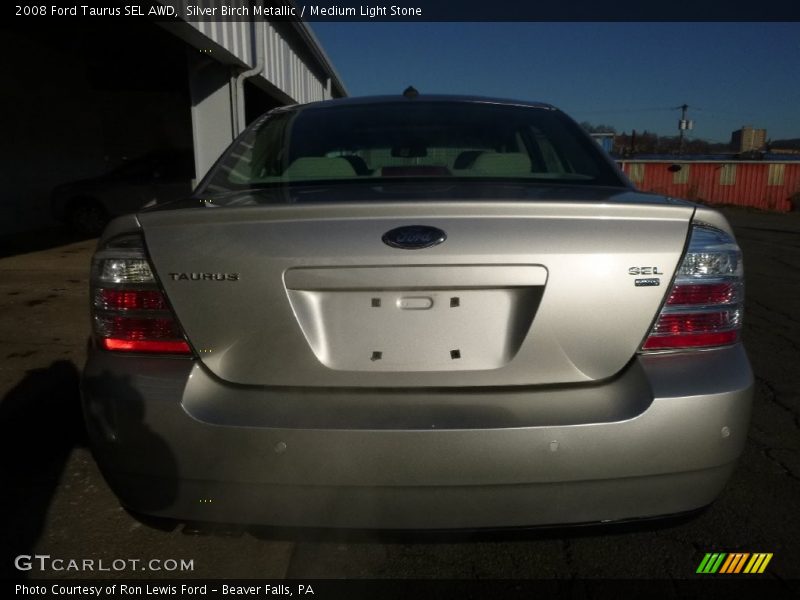 Silver Birch Metallic / Medium Light Stone 2008 Ford Taurus SEL AWD