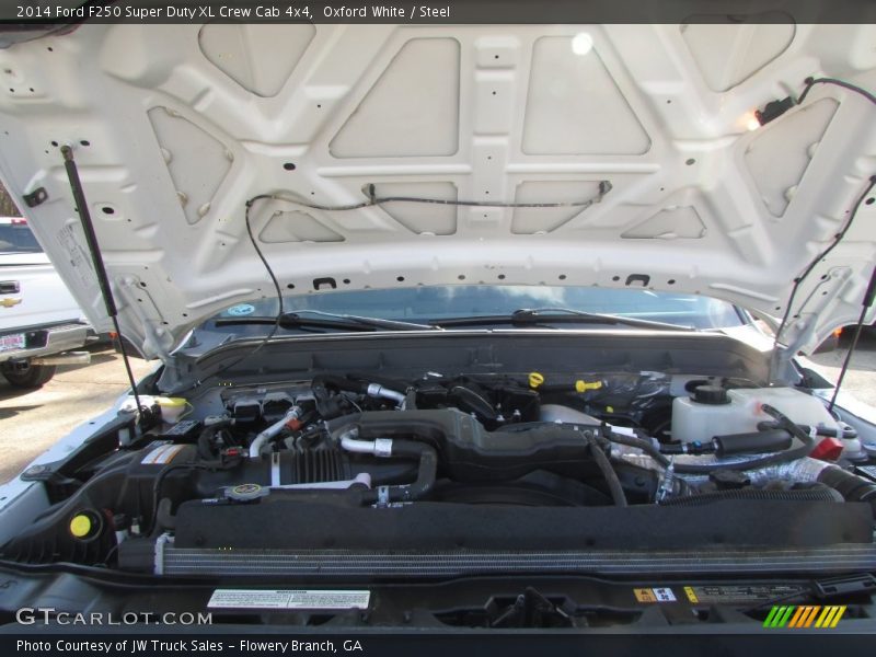 Oxford White / Steel 2014 Ford F250 Super Duty XL Crew Cab 4x4