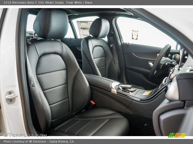 Polar White / Black 2016 Mercedes-Benz C 300 4Matic Sedan
