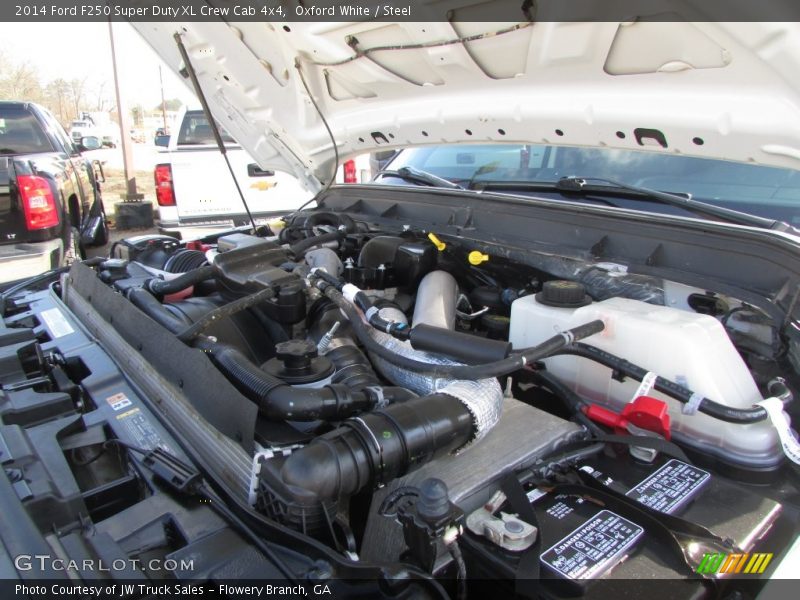 Oxford White / Steel 2014 Ford F250 Super Duty XL Crew Cab 4x4