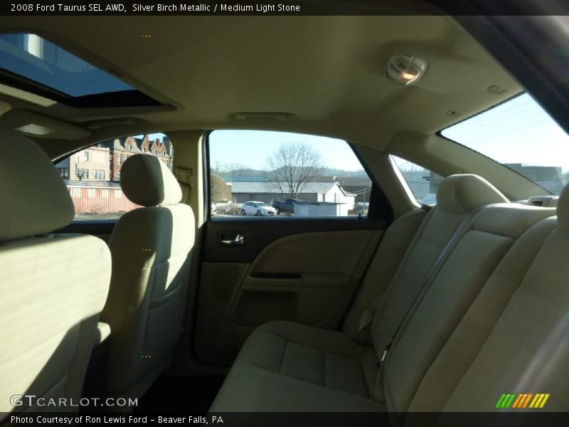 Silver Birch Metallic / Medium Light Stone 2008 Ford Taurus SEL AWD