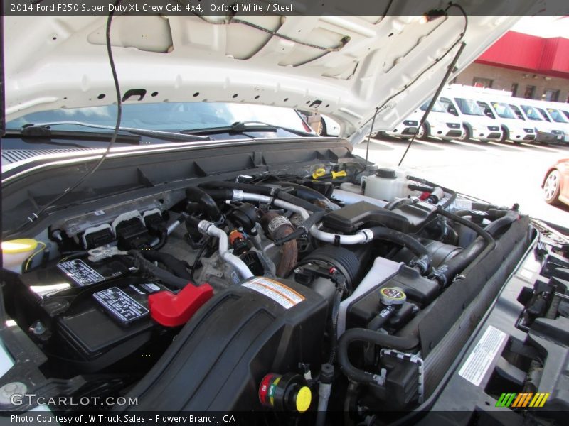 Oxford White / Steel 2014 Ford F250 Super Duty XL Crew Cab 4x4