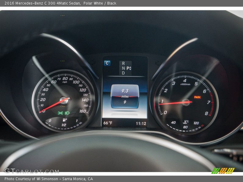 Polar White / Black 2016 Mercedes-Benz C 300 4Matic Sedan