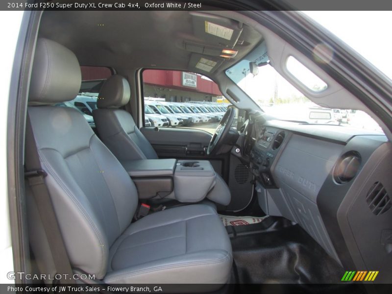 Oxford White / Steel 2014 Ford F250 Super Duty XL Crew Cab 4x4