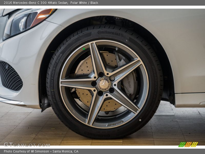 Polar White / Black 2016 Mercedes-Benz C 300 4Matic Sedan