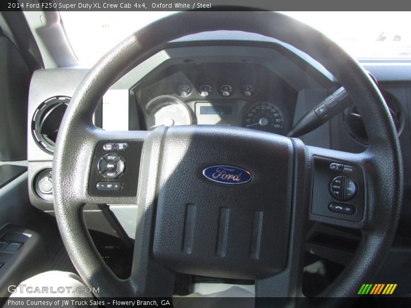 Oxford White / Steel 2014 Ford F250 Super Duty XL Crew Cab 4x4