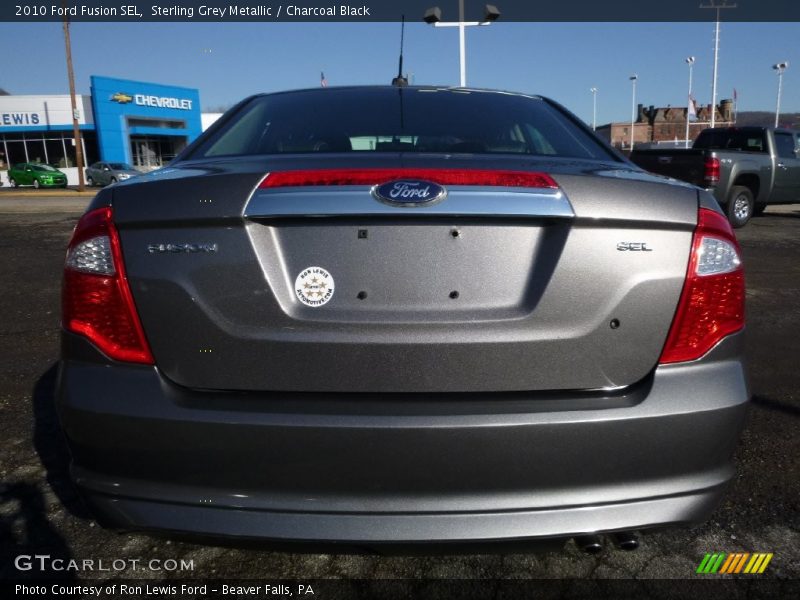 Sterling Grey Metallic / Charcoal Black 2010 Ford Fusion SEL