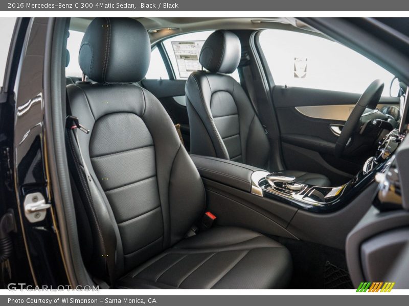 Black / Black 2016 Mercedes-Benz C 300 4Matic Sedan
