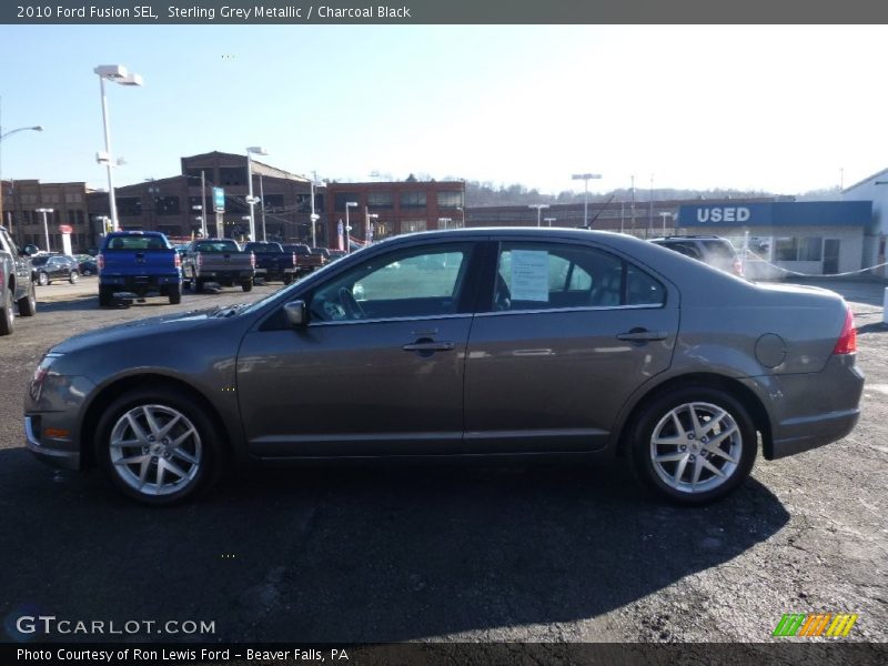 Sterling Grey Metallic / Charcoal Black 2010 Ford Fusion SEL