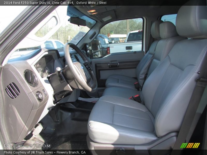 Oxford White / Steel 2014 Ford F250 Super Duty XL Crew Cab 4x4