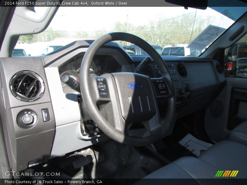 Oxford White / Steel 2014 Ford F250 Super Duty XL Crew Cab 4x4