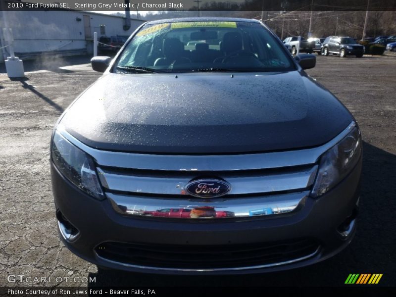 Sterling Grey Metallic / Charcoal Black 2010 Ford Fusion SEL