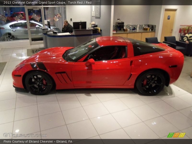 Torch Red / Red 2013 Chevrolet Corvette Grand Sport Coupe