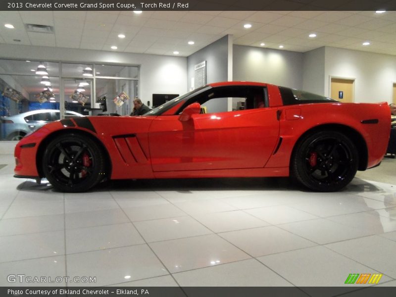 Torch Red / Red 2013 Chevrolet Corvette Grand Sport Coupe