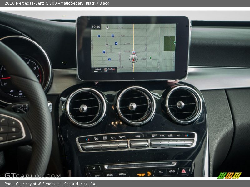 Black / Black 2016 Mercedes-Benz C 300 4Matic Sedan