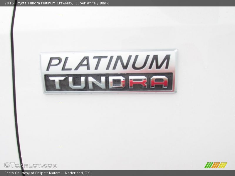  2016 Tundra Platinum CrewMax Logo