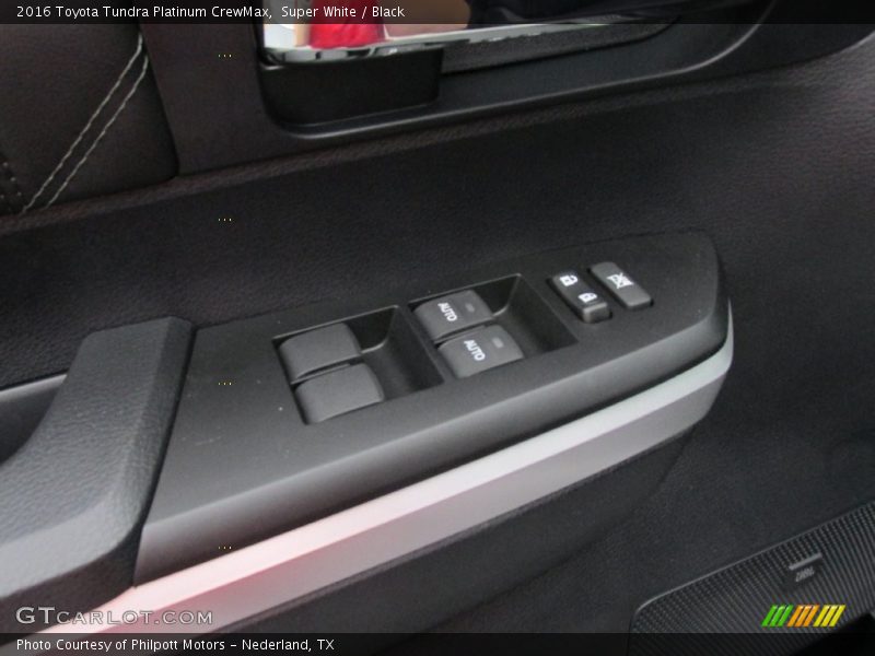 Super White / Black 2016 Toyota Tundra Platinum CrewMax