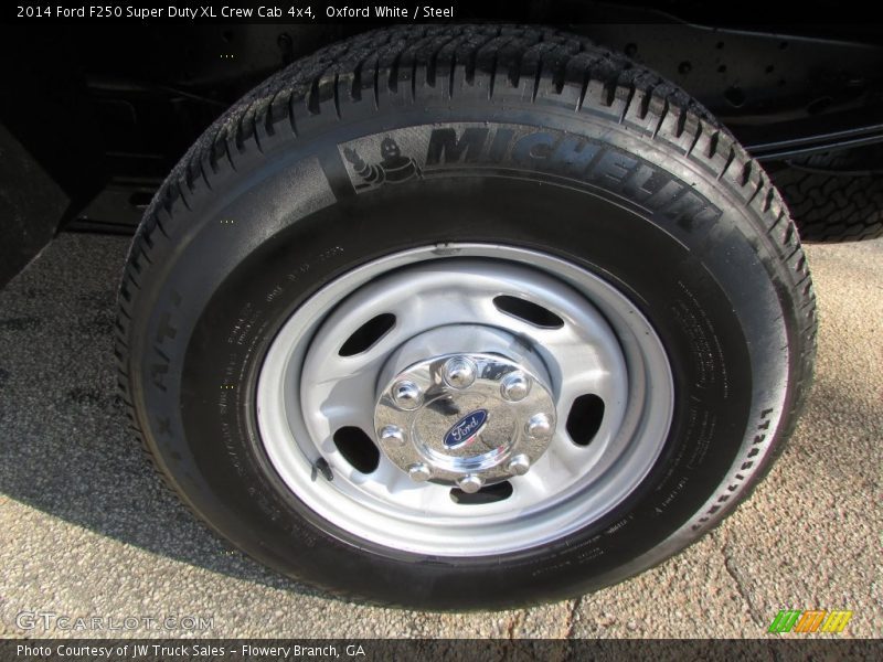 Oxford White / Steel 2014 Ford F250 Super Duty XL Crew Cab 4x4