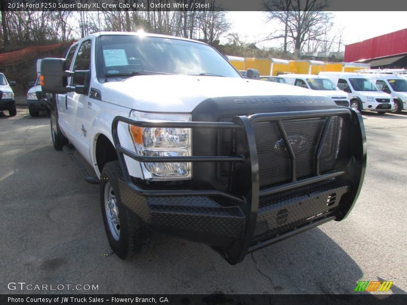 Oxford White / Steel 2014 Ford F250 Super Duty XL Crew Cab 4x4
