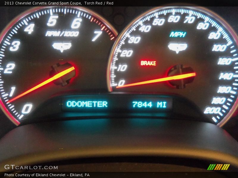 Torch Red / Red 2013 Chevrolet Corvette Grand Sport Coupe