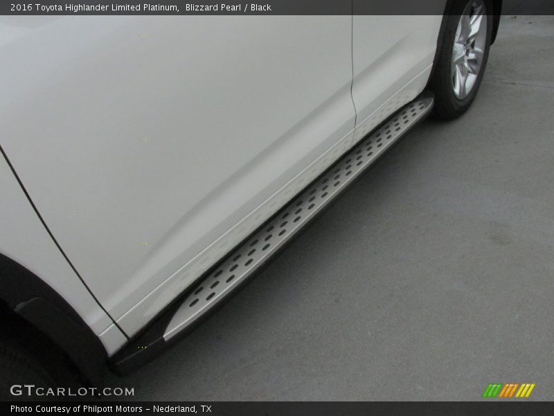 Blizzard Pearl / Black 2016 Toyota Highlander Limited Platinum