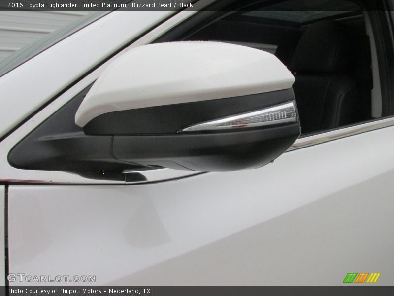 Blizzard Pearl / Black 2016 Toyota Highlander Limited Platinum