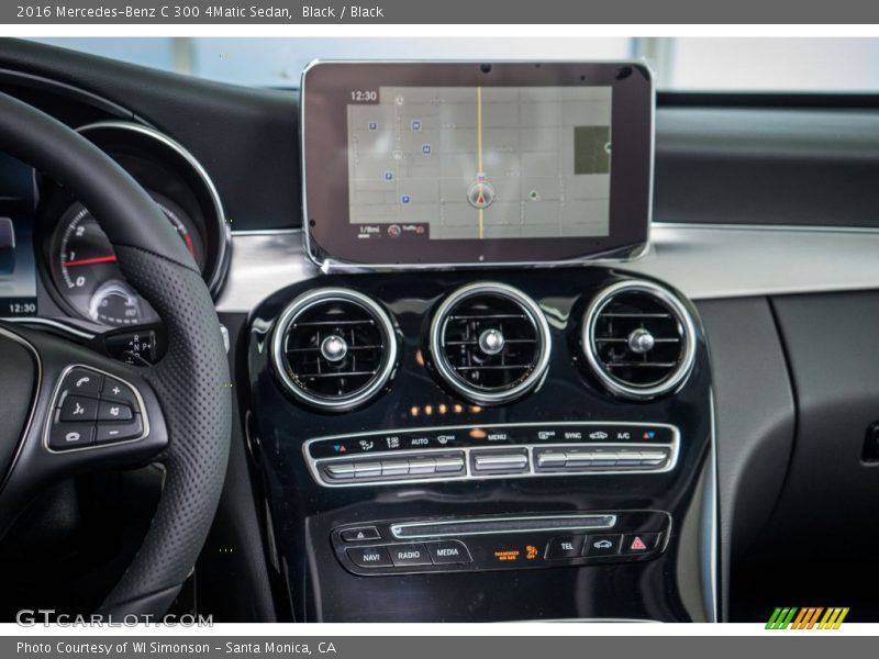 Black / Black 2016 Mercedes-Benz C 300 4Matic Sedan