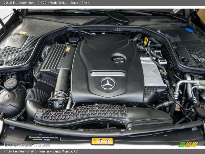 Black / Black 2016 Mercedes-Benz C 300 4Matic Sedan