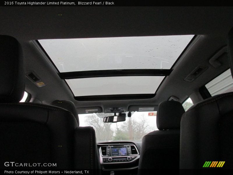 Blizzard Pearl / Black 2016 Toyota Highlander Limited Platinum