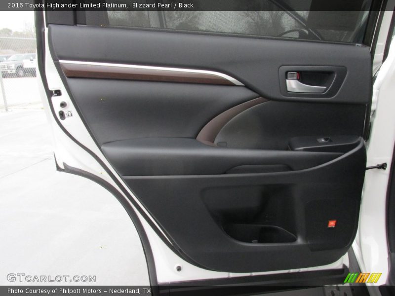 Blizzard Pearl / Black 2016 Toyota Highlander Limited Platinum