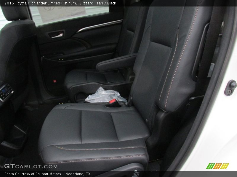 Blizzard Pearl / Black 2016 Toyota Highlander Limited Platinum