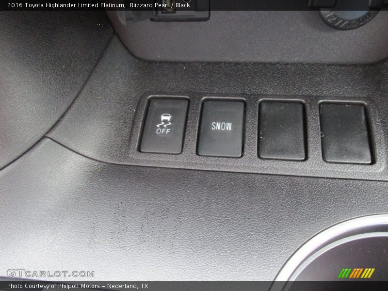 Blizzard Pearl / Black 2016 Toyota Highlander Limited Platinum