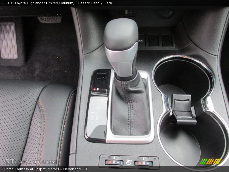  2016 Highlander Limited Platinum 6 Speed ECT-i Automatic Shifter