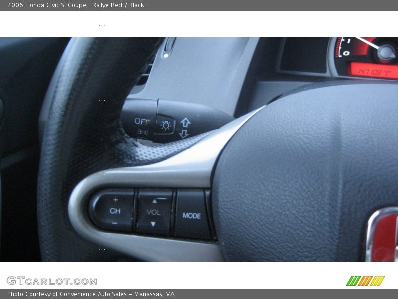 Rallye Red / Black 2006 Honda Civic Si Coupe