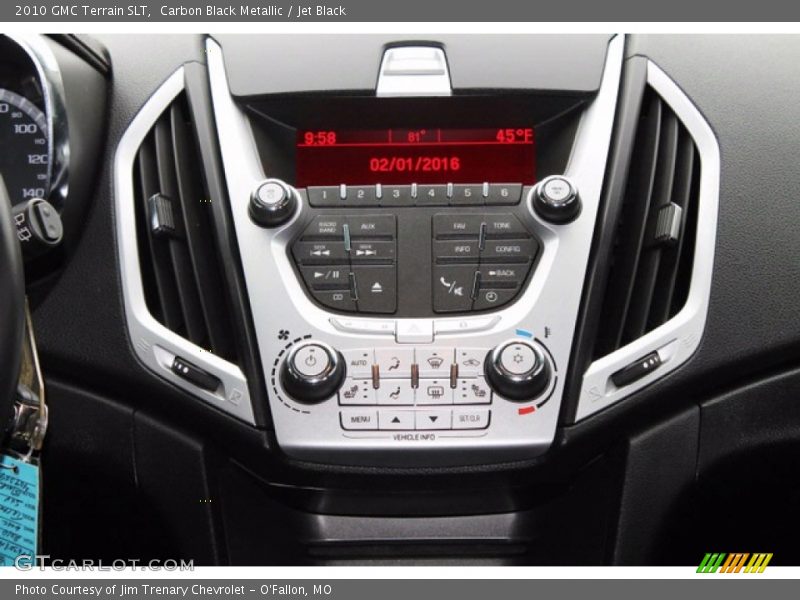 Carbon Black Metallic / Jet Black 2010 GMC Terrain SLT