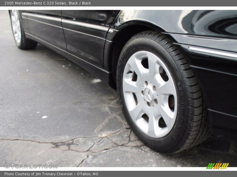 Black / Black 2005 Mercedes-Benz C 320 Sedan