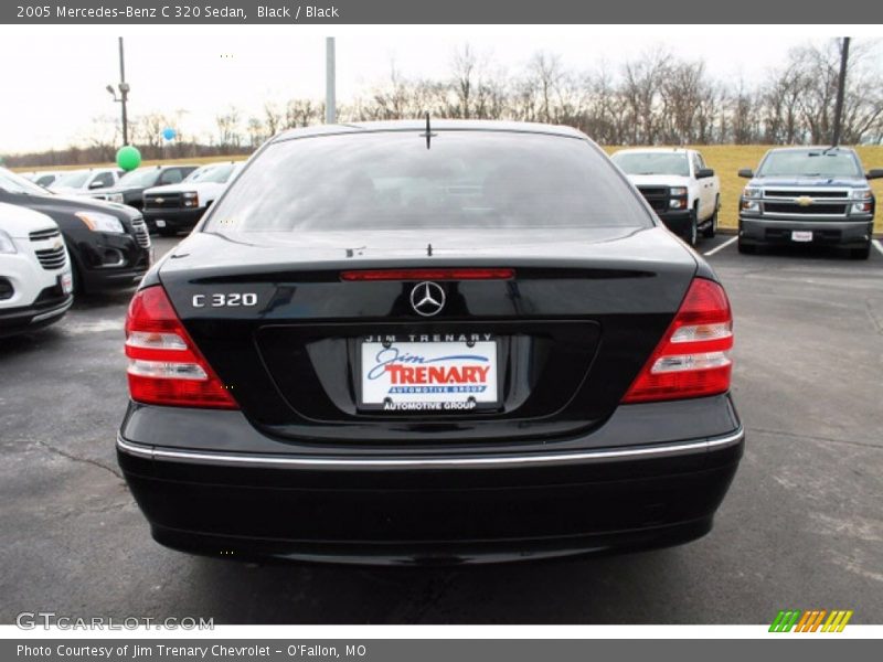 Black / Black 2005 Mercedes-Benz C 320 Sedan