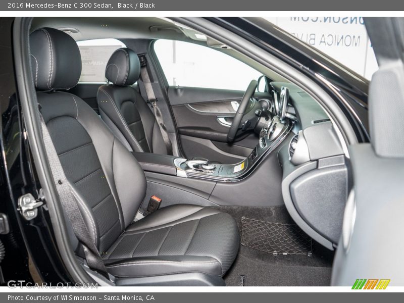 Black / Black 2016 Mercedes-Benz C 300 Sedan