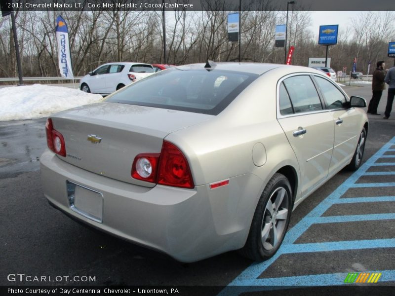 Gold Mist Metallic / Cocoa/Cashmere 2012 Chevrolet Malibu LT