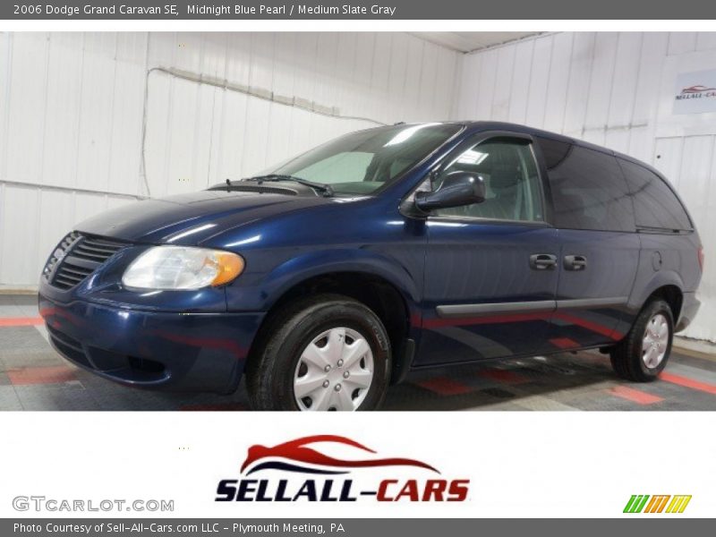 Midnight Blue Pearl / Medium Slate Gray 2006 Dodge Grand Caravan SE