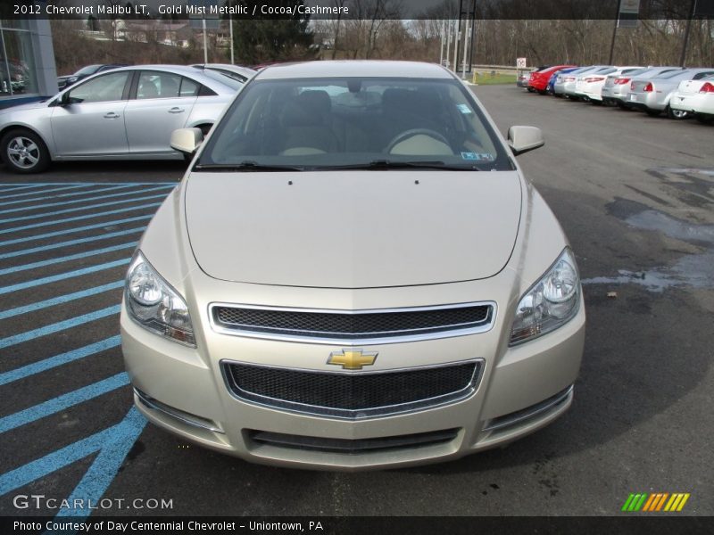 Gold Mist Metallic / Cocoa/Cashmere 2012 Chevrolet Malibu LT