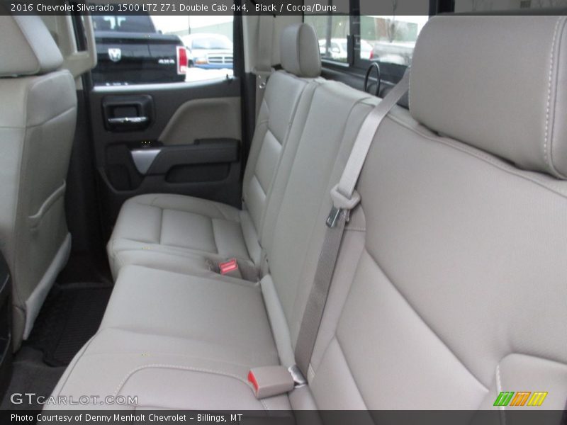 Black / Cocoa/Dune 2016 Chevrolet Silverado 1500 LTZ Z71 Double Cab 4x4