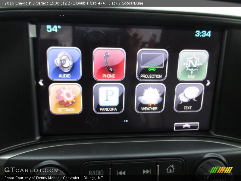 Black / Cocoa/Dune 2016 Chevrolet Silverado 1500 LTZ Z71 Double Cab 4x4