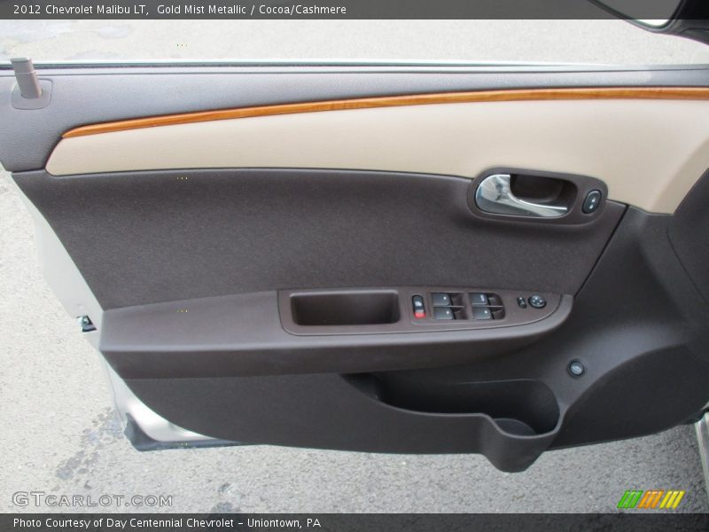 Gold Mist Metallic / Cocoa/Cashmere 2012 Chevrolet Malibu LT