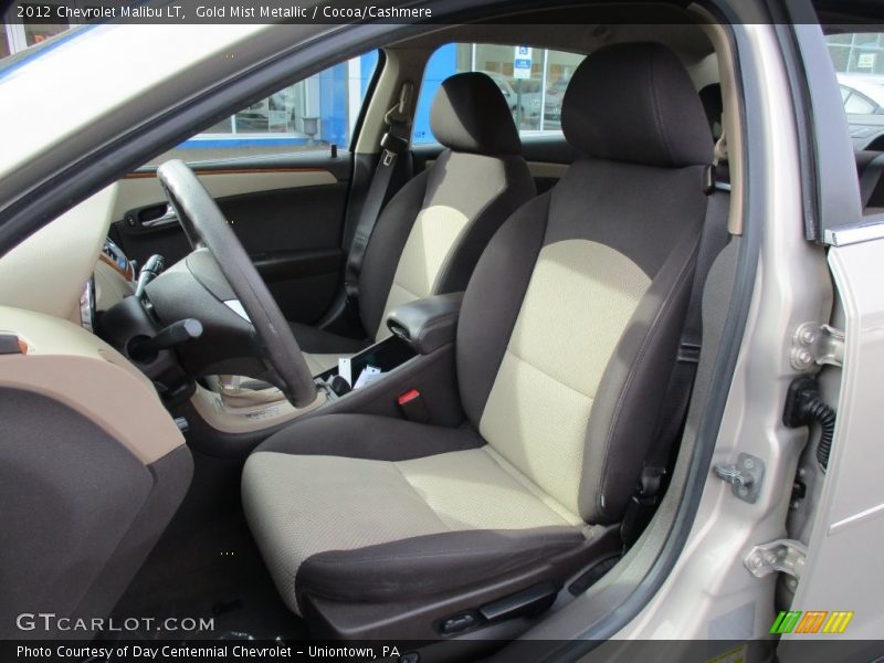 Gold Mist Metallic / Cocoa/Cashmere 2012 Chevrolet Malibu LT