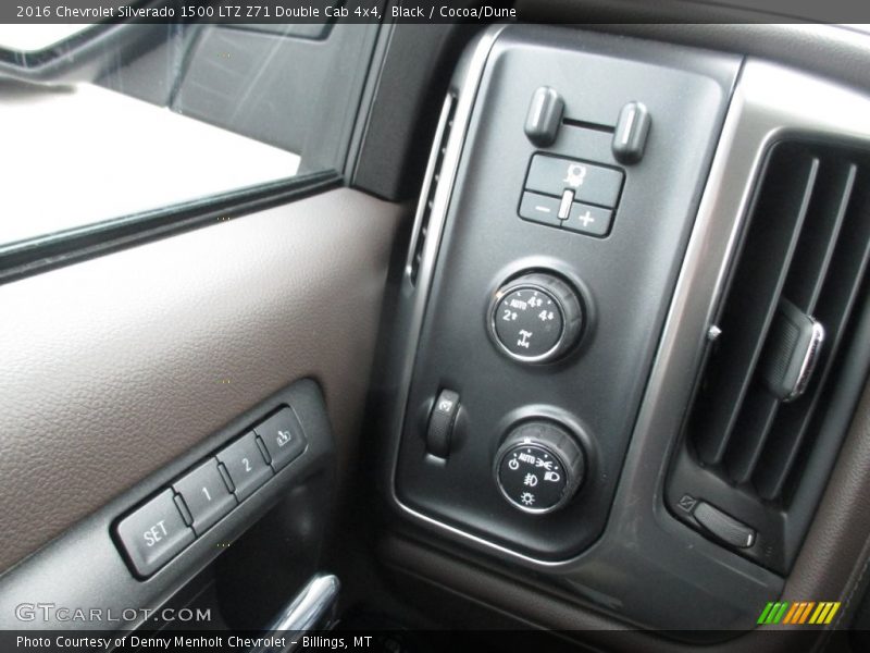 Black / Cocoa/Dune 2016 Chevrolet Silverado 1500 LTZ Z71 Double Cab 4x4