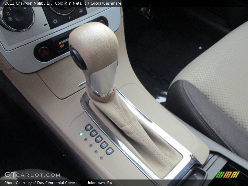 Gold Mist Metallic / Cocoa/Cashmere 2012 Chevrolet Malibu LT