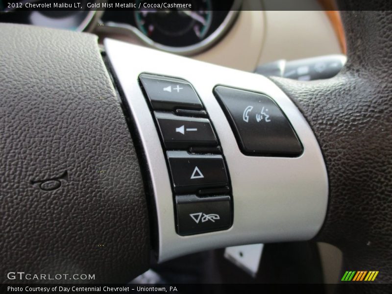 Gold Mist Metallic / Cocoa/Cashmere 2012 Chevrolet Malibu LT