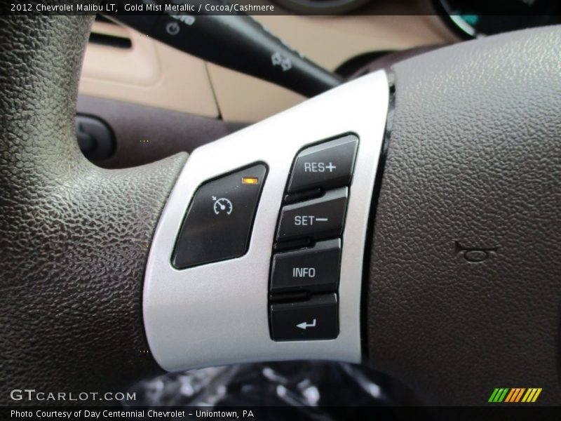 Gold Mist Metallic / Cocoa/Cashmere 2012 Chevrolet Malibu LT